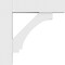 Ekena Millwork Standard Imperial Architectural Grade PVC Bracket With Block Ends, 5"W x 24"D x 24"H BKTP05X24X24IMP05 - alternate 2